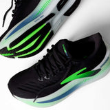 Tenis Brooks GLYCERIN MAX 2 Negro Verde Hombre