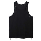Playera Deportiva Satisfy Space-O Singlet Negra Hombre