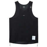 Playera Deportiva Satisfy Space-O Singlet Negra Hombre
