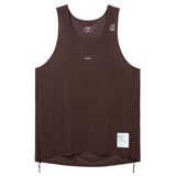 Playera Deportiva Satisfy Space-O Singlet Café Hombre