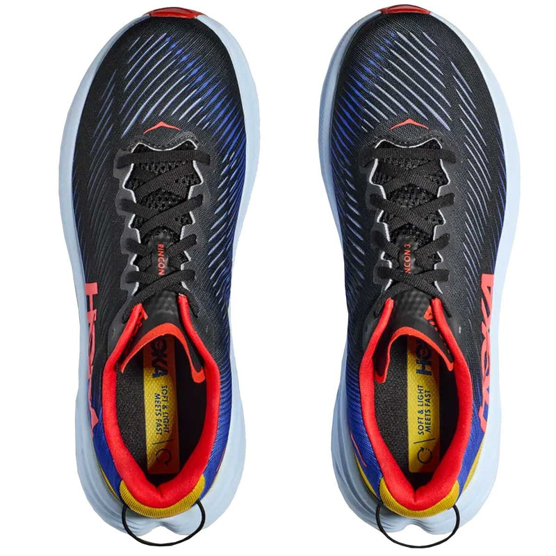 Tenis Hoka RINCON 3 Running Negro Azul Hombre