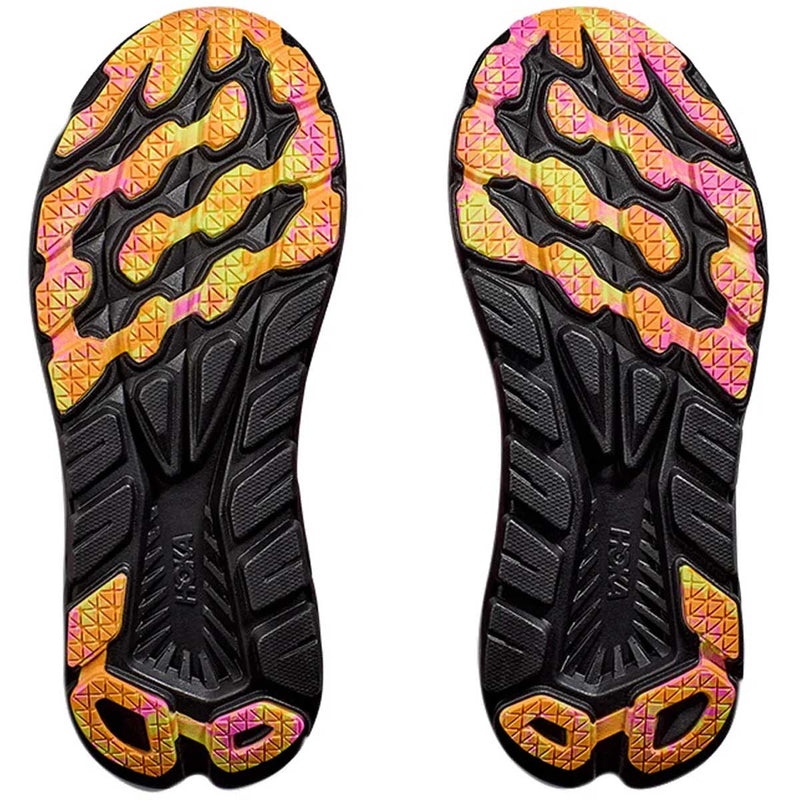 Tenis Hoka Running RINCON 3 Rosa Negro Mujer