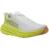 Tenis Hoka Running RINCON 3 Blanco Amarillo Mujer