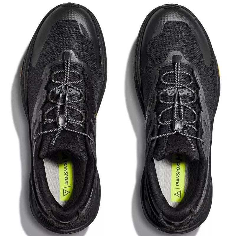 Tenis Hoka Hiking TRANSPORT Full Negro Hombre