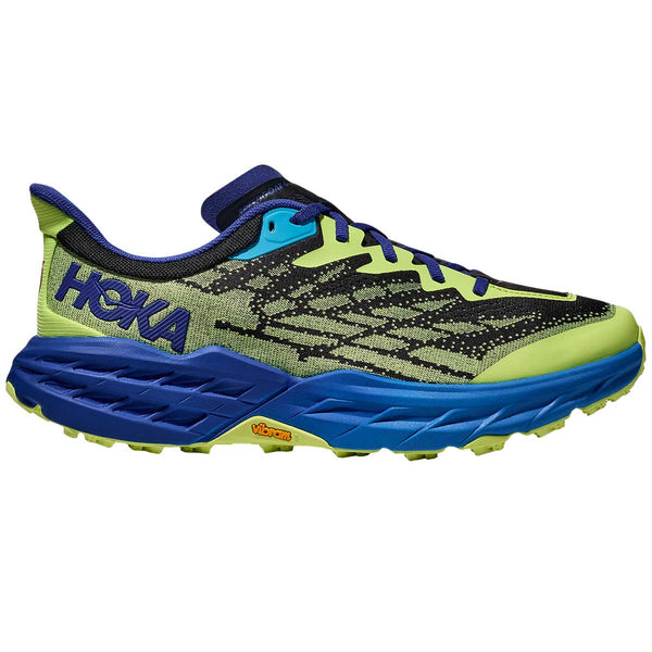 Tenis Hoka Trail Running SPEEDGOAT 5 Azul Amarillo Hombre