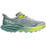Tenis Hoka Trail Running SPEEDGOAT 5 Gris Verde Mujer