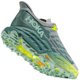 Tenis Hoka Trail Running SPEEDGOAT 5 Gris Verde Mujer