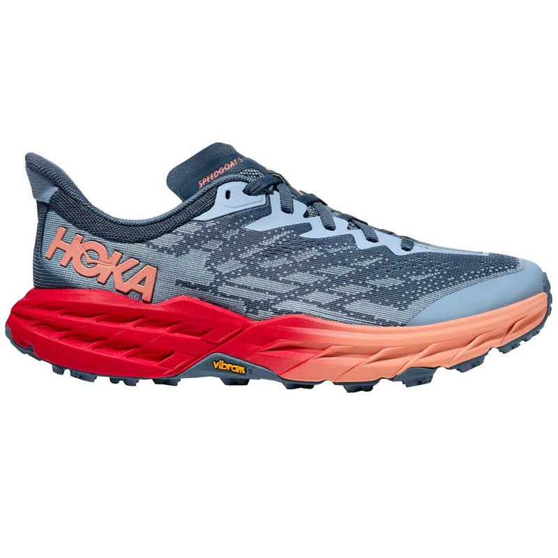 Tenis Hoka Trail Running SPEEDGOAT 5 Gris Mujer