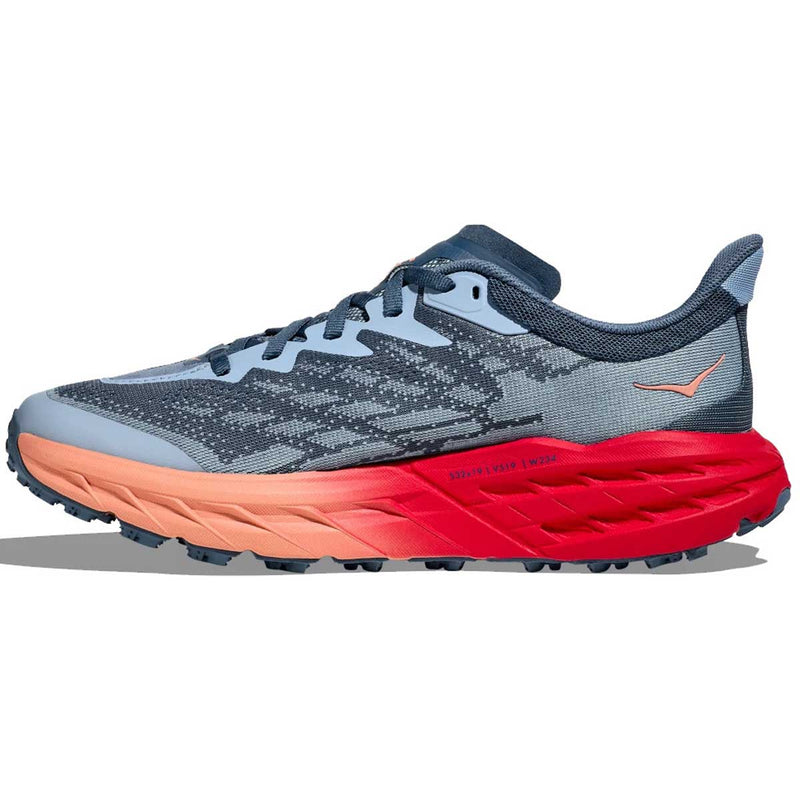 Tenis Hoka Trail Running SPEEDGOAT 5 Gris Mujer