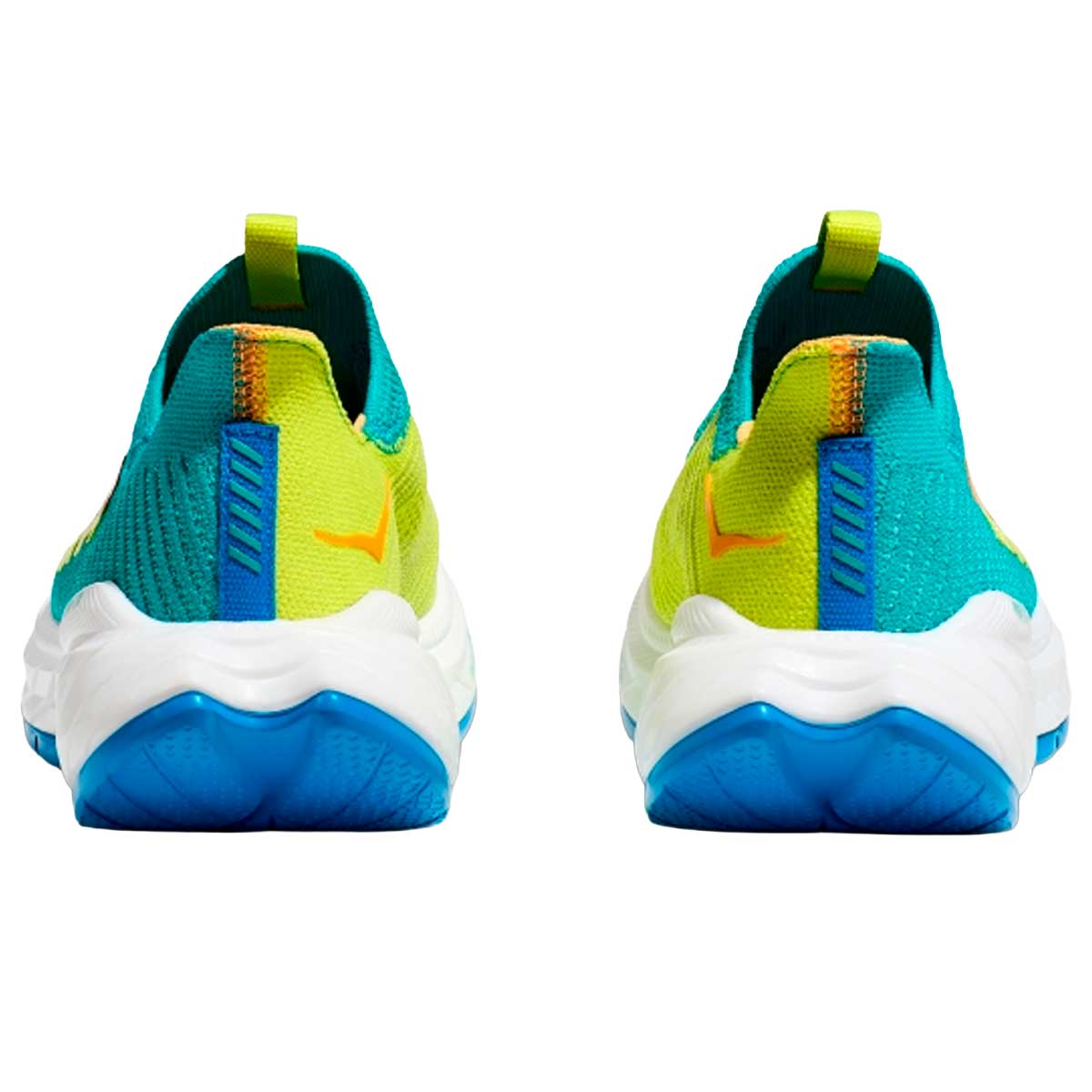 Tenis Hoka Running CARBON X 3 Azul Amarillo Mujer