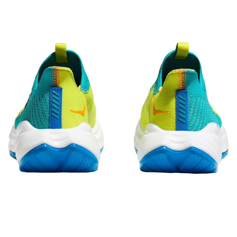 Tenis Hoka Running CARBON X 3 Aqua Amarillo Mujer