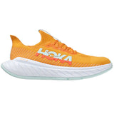 Tenis Hoka Running CARBON X 3 Naranja Blanco Mujer