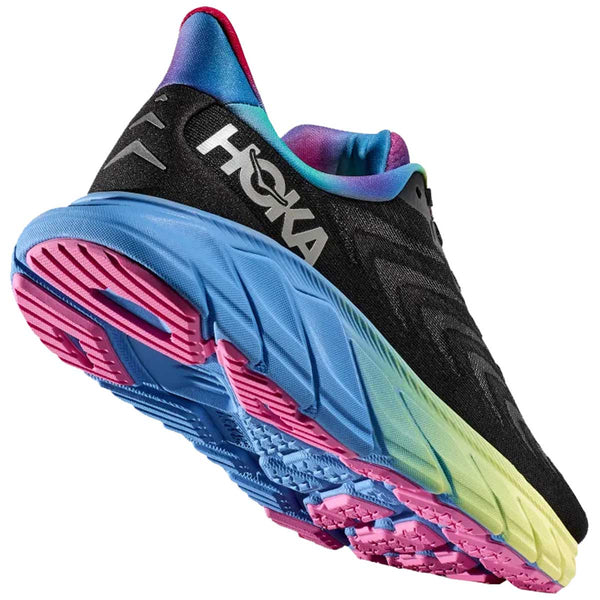 Tenis Hoka ARAHI 6 Running Negro Azul Mujer