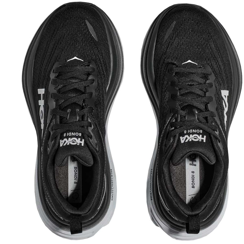 Tenis Hoka BONDI 8 Running Negro Blanco Hombre