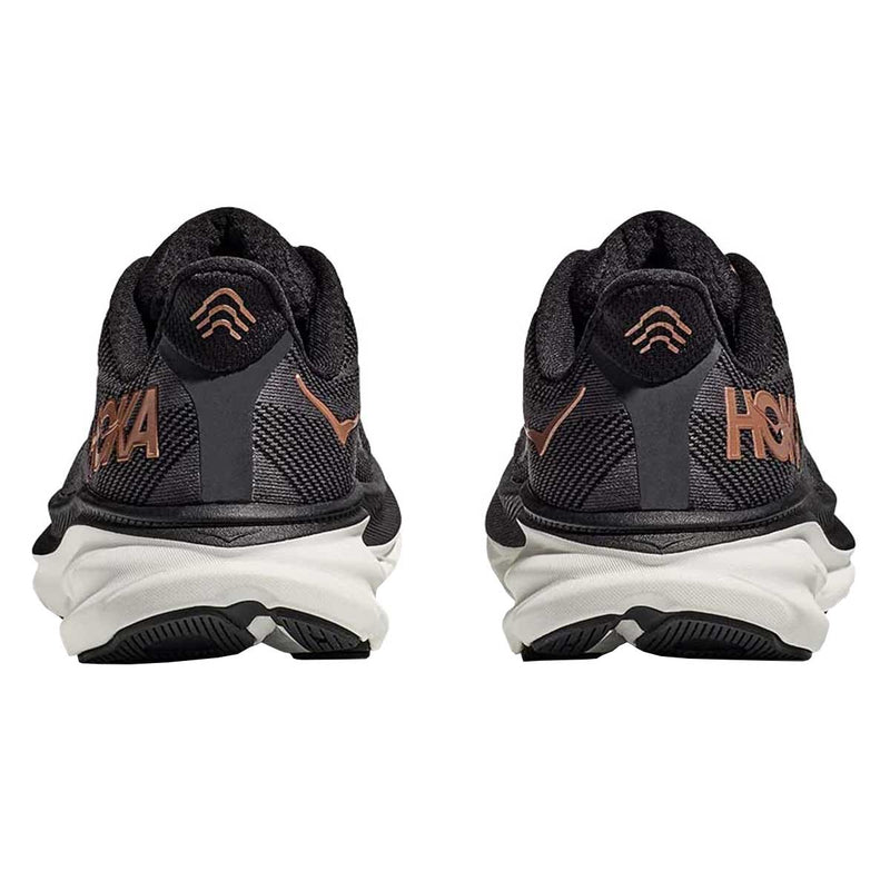 Tenis Hoka CLIFTON 9 Running Negro Cobre Mujer
