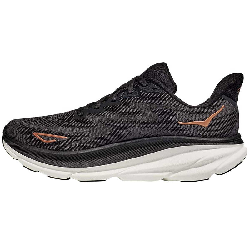 Tenis Hoka CLIFTON 9 Running Negro Cobre Mujer