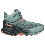 Tenis Hoka SPEEDGOAT 5 MID GTX Verde Rosa Caballero