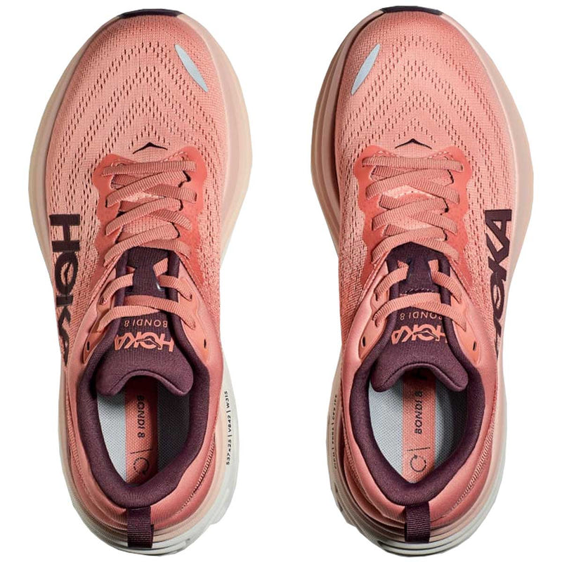 Tenis Hoka Running BONDI 8 Rosa Mujer