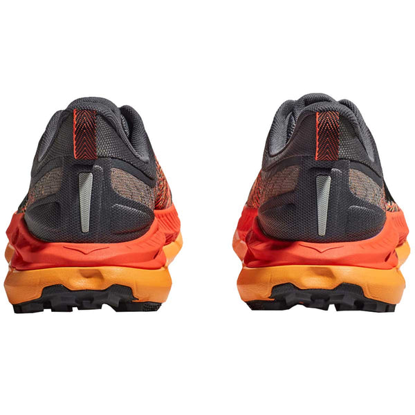 Tenis Hoka MAFATE SPEED 4 Trail Gris Naranja Hombre