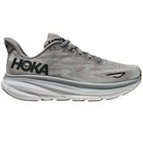 Tenis Hoka CLIFTON 9 WIDE Gris Negro Hombre