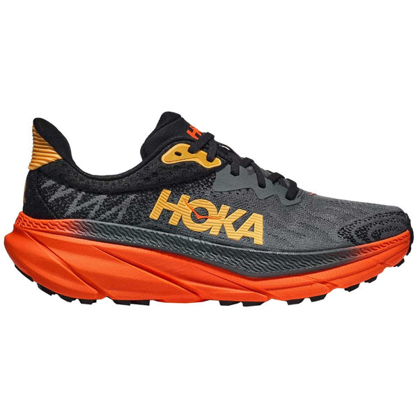 Tenis Hoka Trail CHALLENGER ATR 7 Gris Naranja Hombre