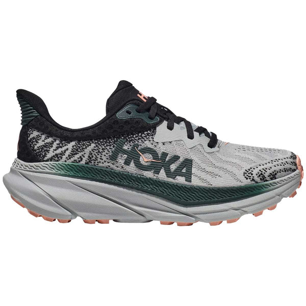 Tenis Hoka Trail CHALLENGER ATR 7 Gris Verde Mujer