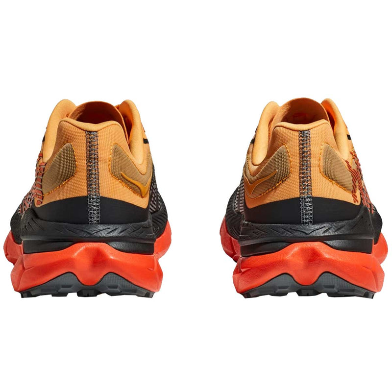 Tenis Hoka TECTON X 2 Trail Running Negro Naranja Hombre