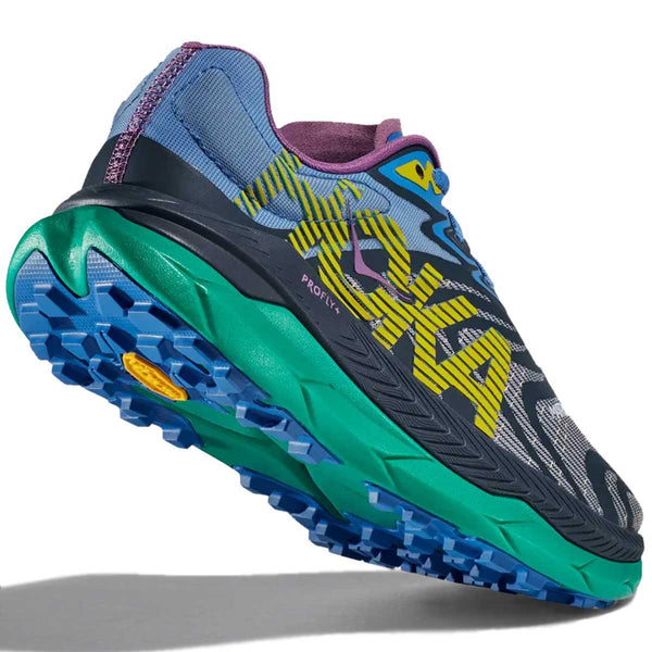 Tenis Hoka TECTON X 2 Trail Negro Azul Hombre