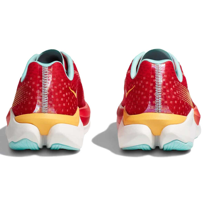 Tenis Hoka Running MACH X Rojo Amarrillo Hombre