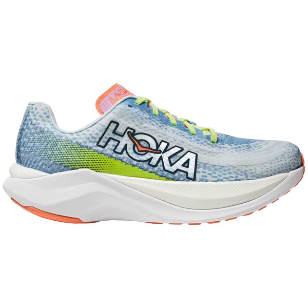 Tenis Hoka Running MACH X Azul Blanco Mujer