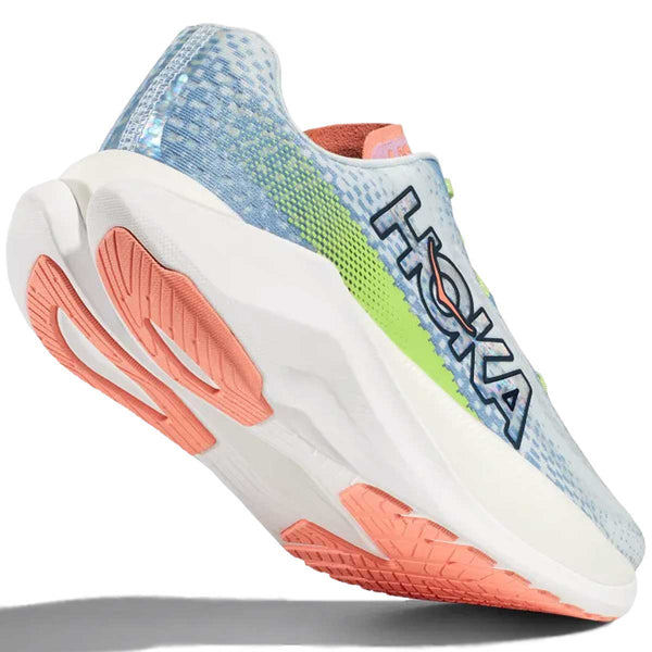 Tenis Hoka Running MACH X Azul Blanco Mujer