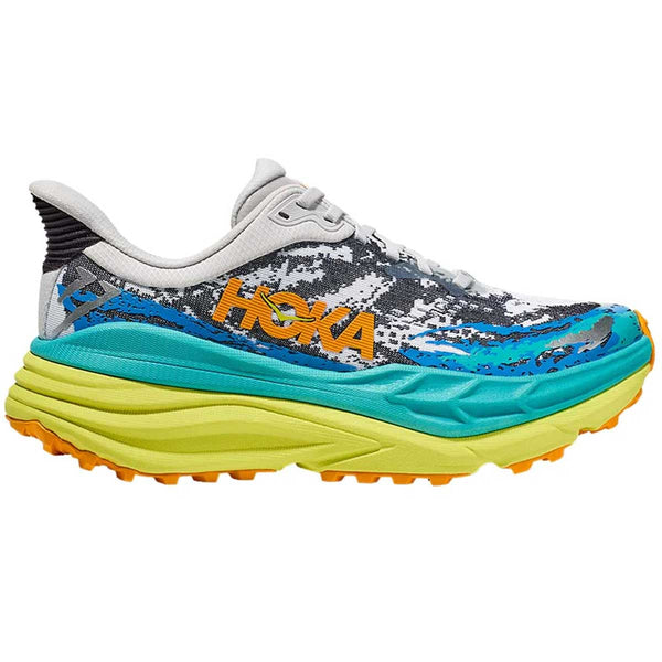 Tenis Hoka Trail Running STINSON ATR 7 Gris Aqua Hombre