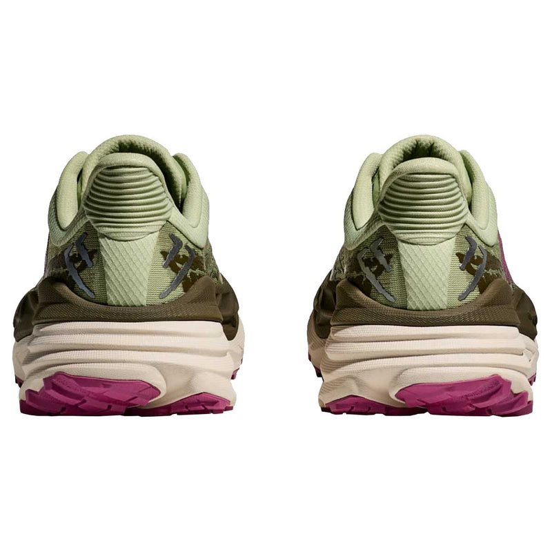 Tenis Hoka Trail Running STINSON ATR 7 Verde Rosa Mujer