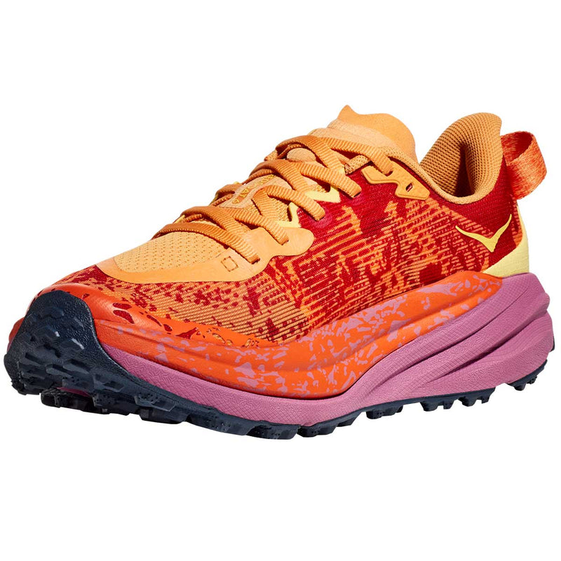 Tenis Hoka Trail Running SPEEDGOAT 6 Naranja Mujer