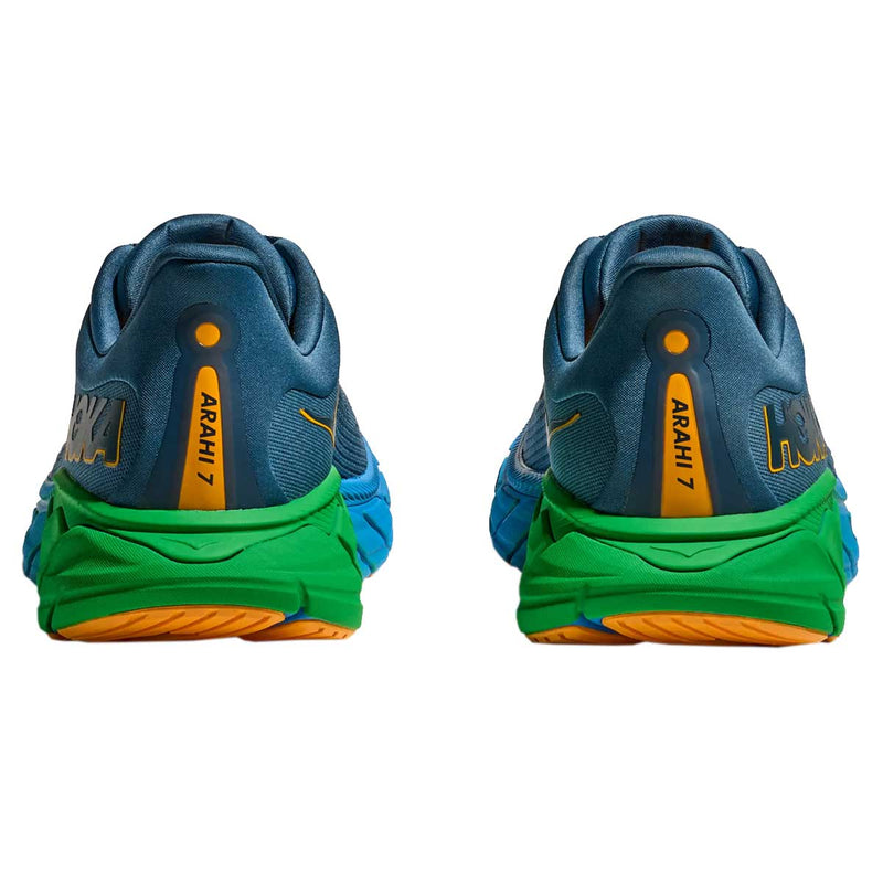 Tenis Hoka Running ARAHI 7 Azul Verde Hombre