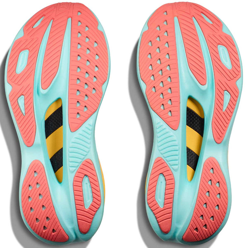 Tenis Hoka SKYWARD X Blanco Amarillo Mujer