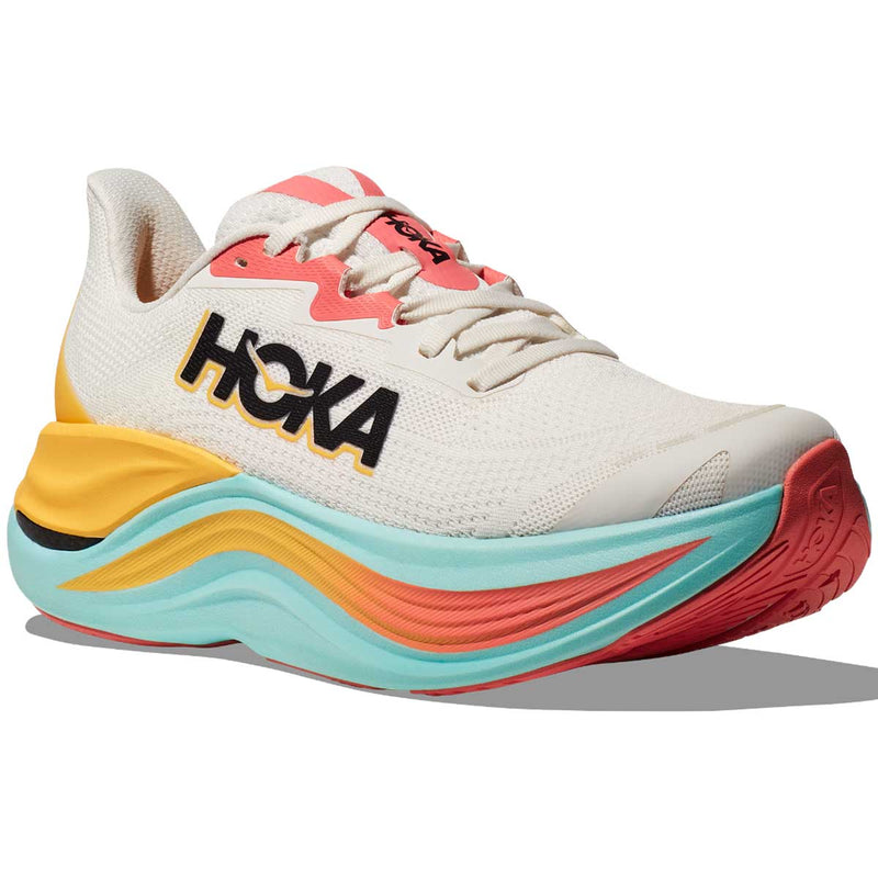Tenis Hoka SKYWARD X Blanco Amarillo Mujer