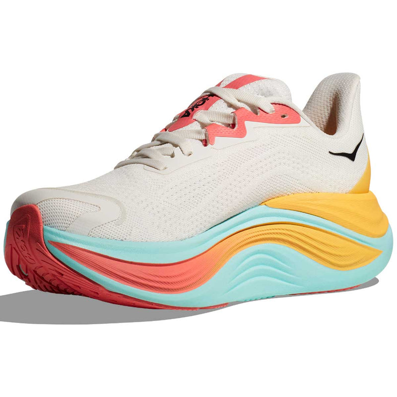 Tenis Hoka SKYWARD X Blanco Amarillo Mujer