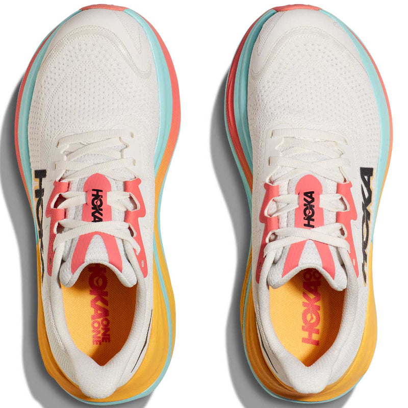 Tenis Hoka SKYWARD X Blanco Amarillo Mujer