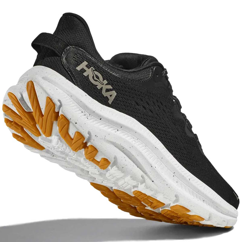 Tenis Running Hoka KAWANA 2 Negro Blanco Mujer