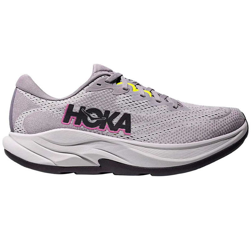 Tenis Hoka Running RINCON 4 Gris Negro Mujer