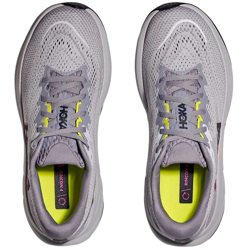 Tenis Hoka Running RINCON 4 Gris Negro Mujer