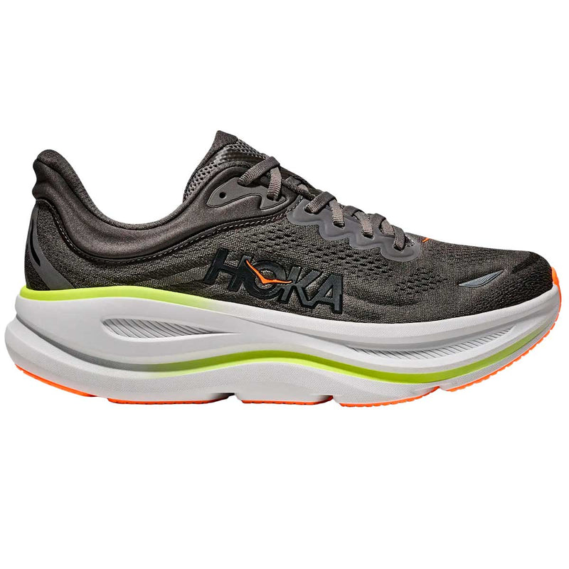 Tenis Hoka BONDI 9 Running Gris Verde Hombre
