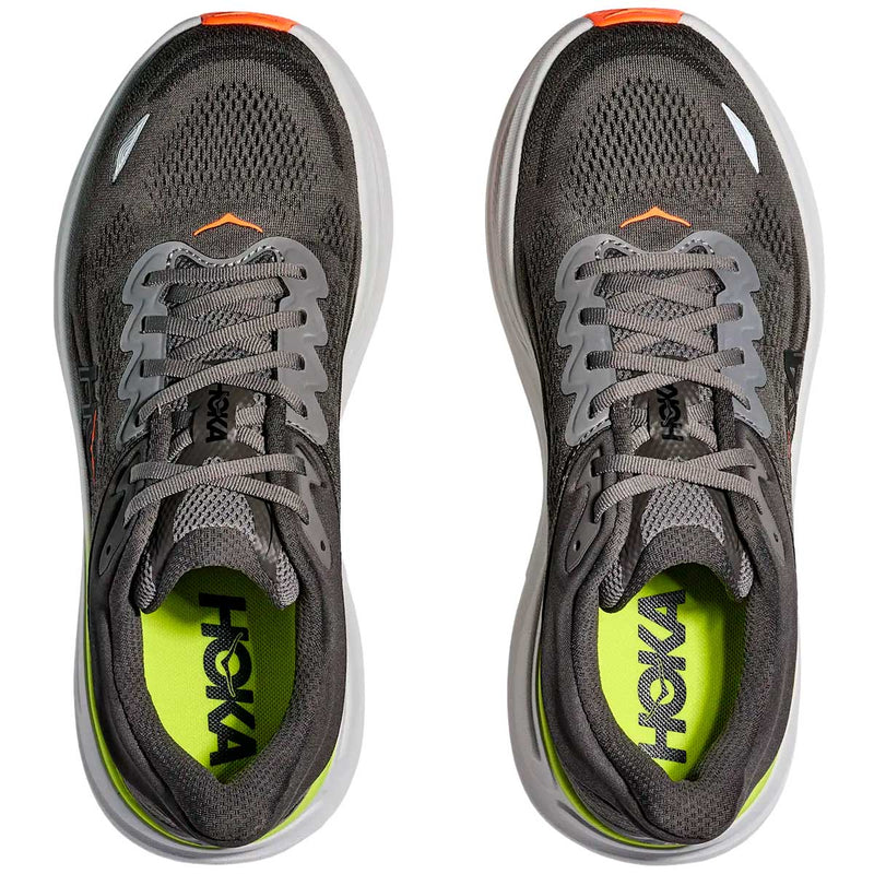 Tenis Hoka BONDI 9 Running Gris Verde Hombre