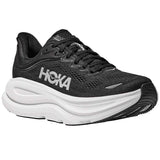 Tenis Hoka BONDI 9 Running Negro Blanco Hombre