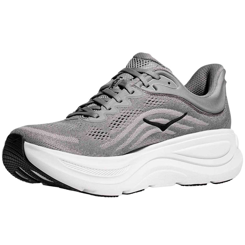 Tenis Hoka BONDI 9 Running Gris Blanco Hombre