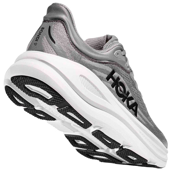 Tenis Hoka BONDI 9 Running Gris Blanco Hombre
