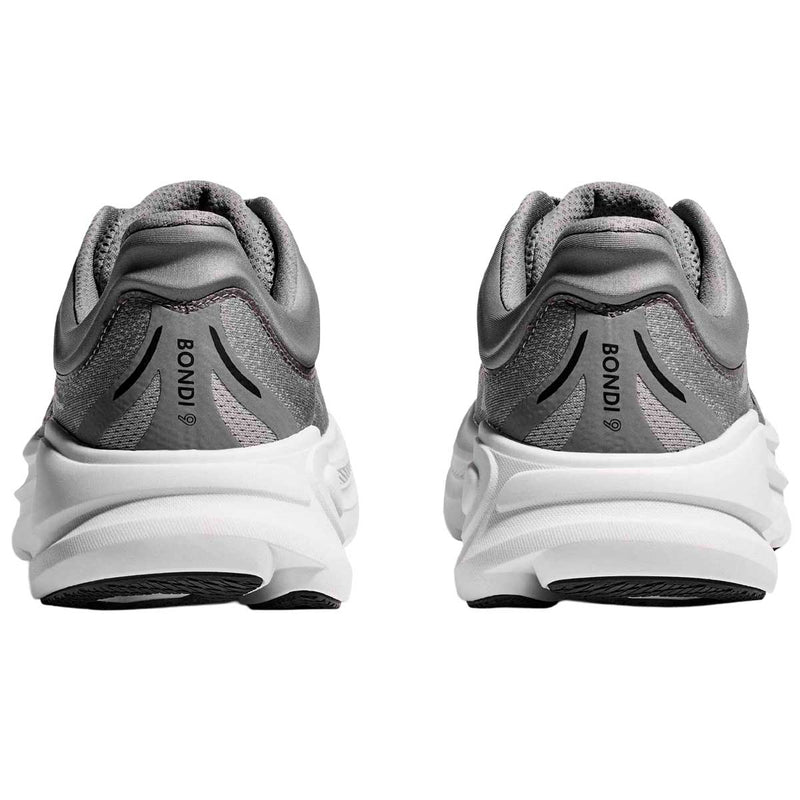 Tenis Hoka BONDI 9 Running Gris Blanco Hombre