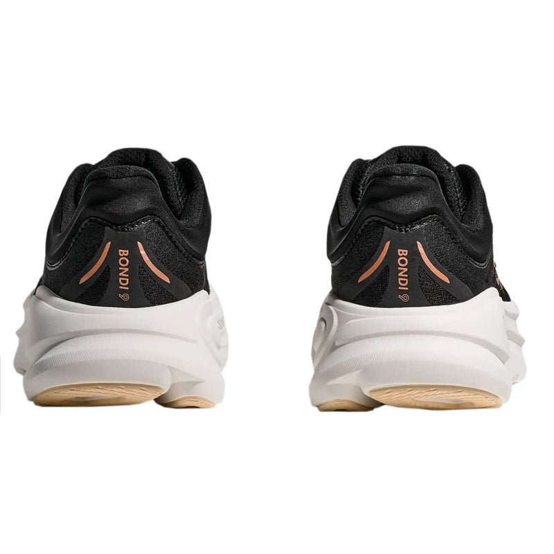 Tenis Hoka BONDI 9 Running Negro Rose Gold Mujer