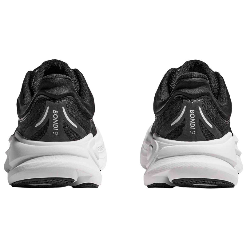 Tenis Hoka BONDI 9 Running Negro Blanco Mujer
